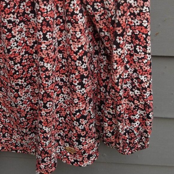 Michael Kors Floral Off the Shoulder Boho Peasant Top size Large - Picture 5 of 10